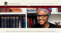 Desktop Screenshot of gallagherfoundation.org
